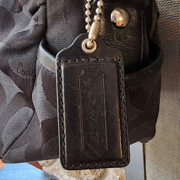 COACH M0869-13439 Parker Optic Art Black Signature Shoulder Bag - Picture 11 of 16